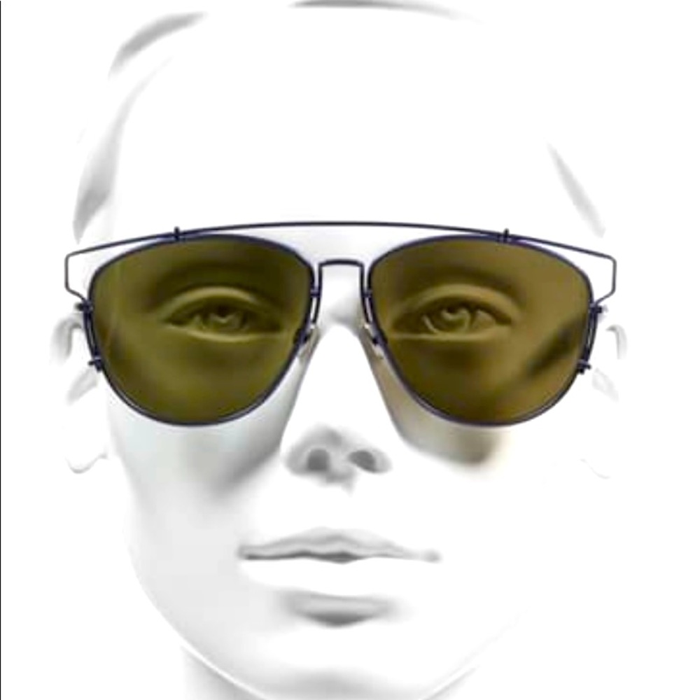 Dior Technologic 57 mm brow bar sunglasses